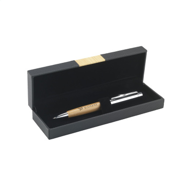 Logo trade business gifts image of: Bamboo Pen Set pens