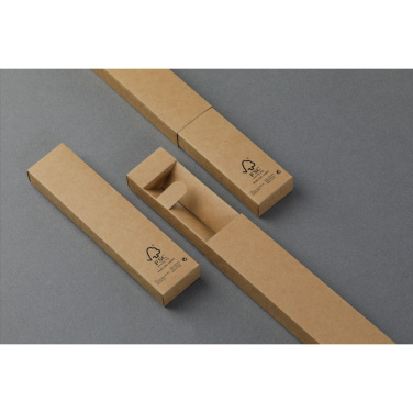 Logo trade corporate gifts image of: Gift Box Kraft Paper gift packaging