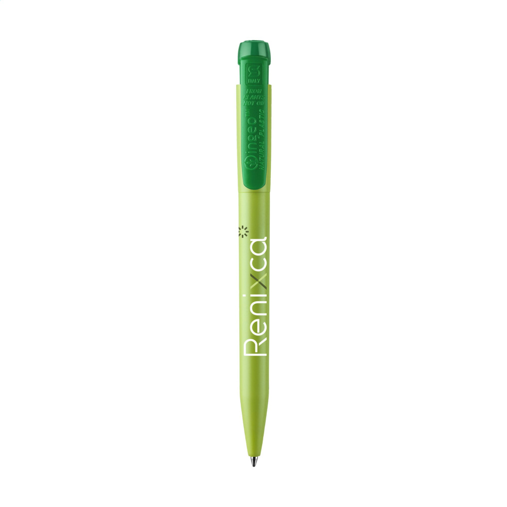 Logotrade promotional products photo of: Stilolinea Ingeo Pen Green Office