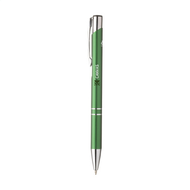 Logo trade promotional gift photo of: Ebony Recycled Alu pens
