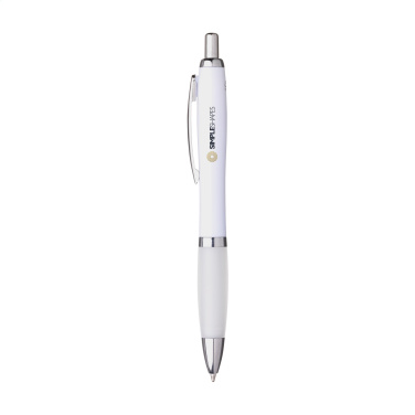 Logo trade corporate gift photo of: Athos Trans GRS Recycled ABS pen