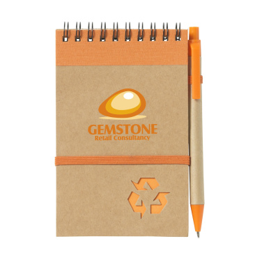Logo trade promotional products image of: RecycleNote-M Paper notebook