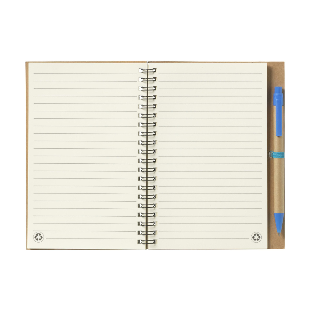 Logotrade promotional product picture of: Recycle Note-L Paper notebook