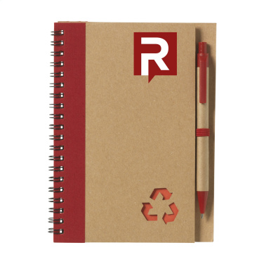 Logotrade promotional merchandise picture of: Recycle Note-L Paper notebook