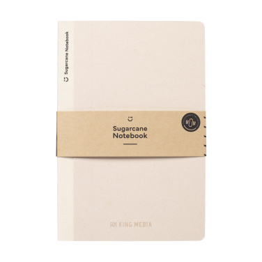 Logo trade promotional items picture of: Sugarcane Paper Notebook A5