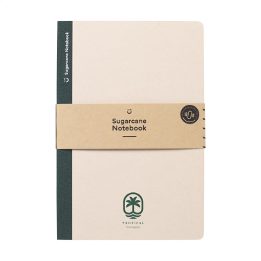 Logo trade business gifts image of: Sugarcane Paper Notebook A5