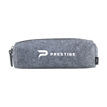 Logo trade business gifts image of: Pencil Case GRS RPET Felt