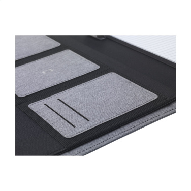 Logo trade business gift photo of: Quest Portfolio RCS RPET A4  document folder