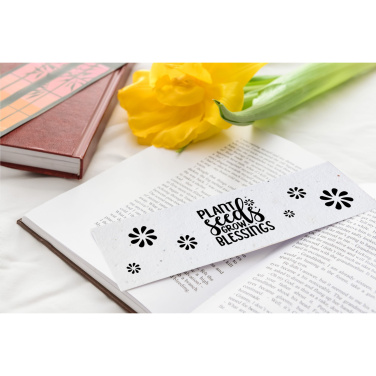 Logo trade promotional items picture of: Seed Paper Bookmark