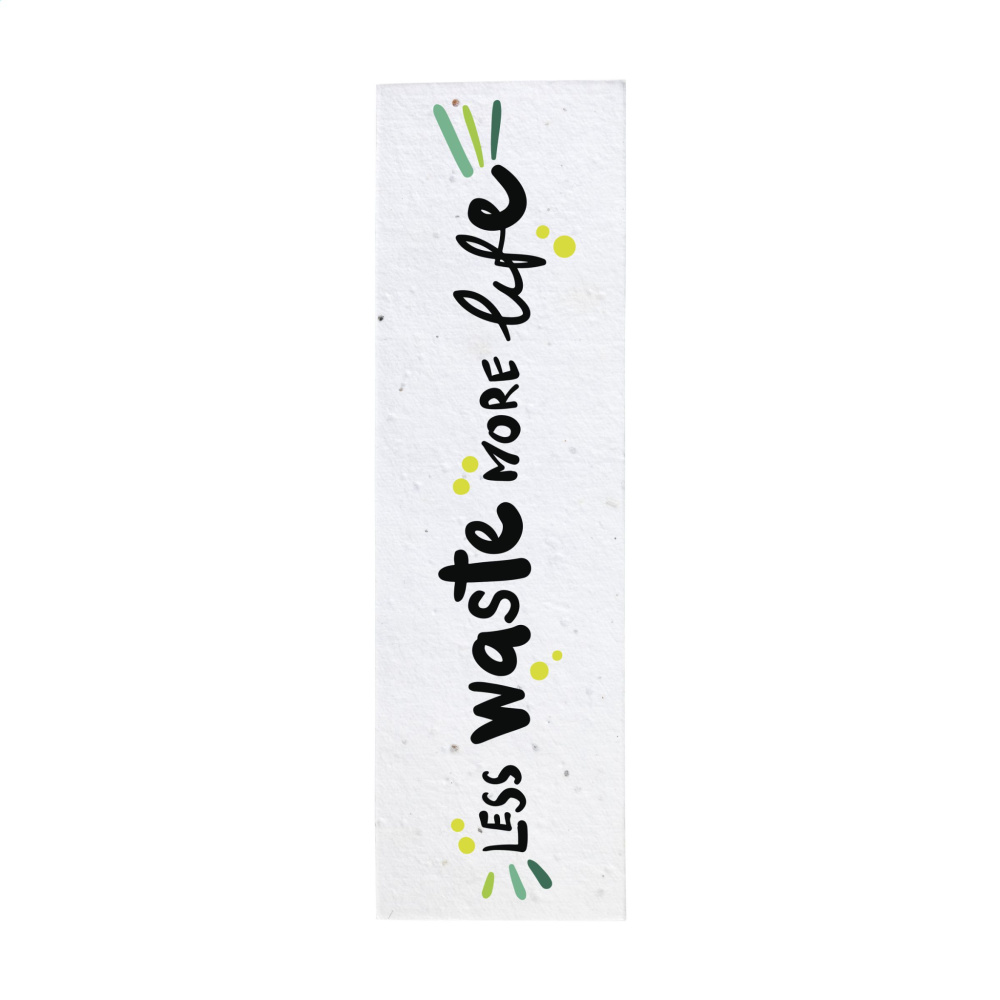 Logotrade promotional item image of: Seed Paper Bookmark