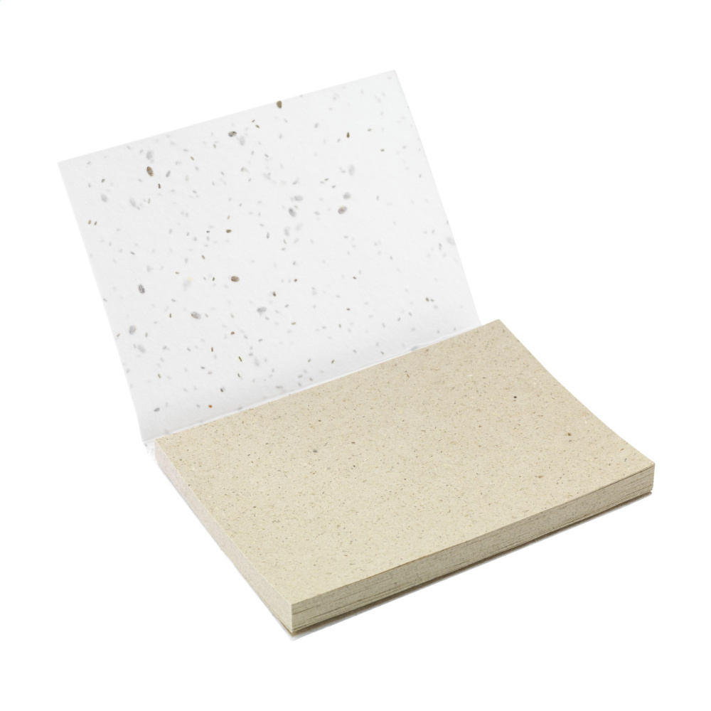 Logo trade promotional merchandise photo of: Seed Paper Sticky Notes memo pad