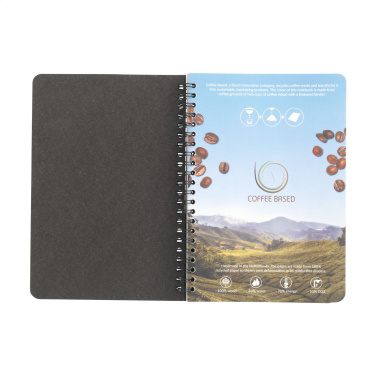 Logo trade promotional product photo of: Coffee Paper Notebook Wire-O A5