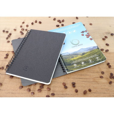 Logo trade promotional giveaways picture of: Coffee Paper Notebook Wire-O A5