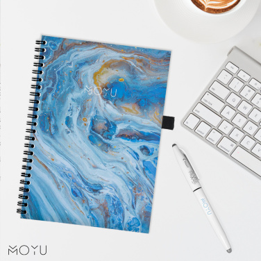 Logo trade promotional merchandise image of: MOYU Erasable Stone Paper Notebook Custom SoftCover