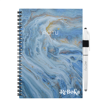 Logotrade promotional gift image of: MOYU Erasable Stone Paper Notebook Custom SoftCover