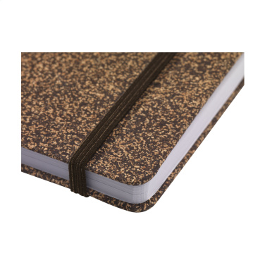 Logo trade business gift photo of: CoffeeGround Cork Paper Notebook A5