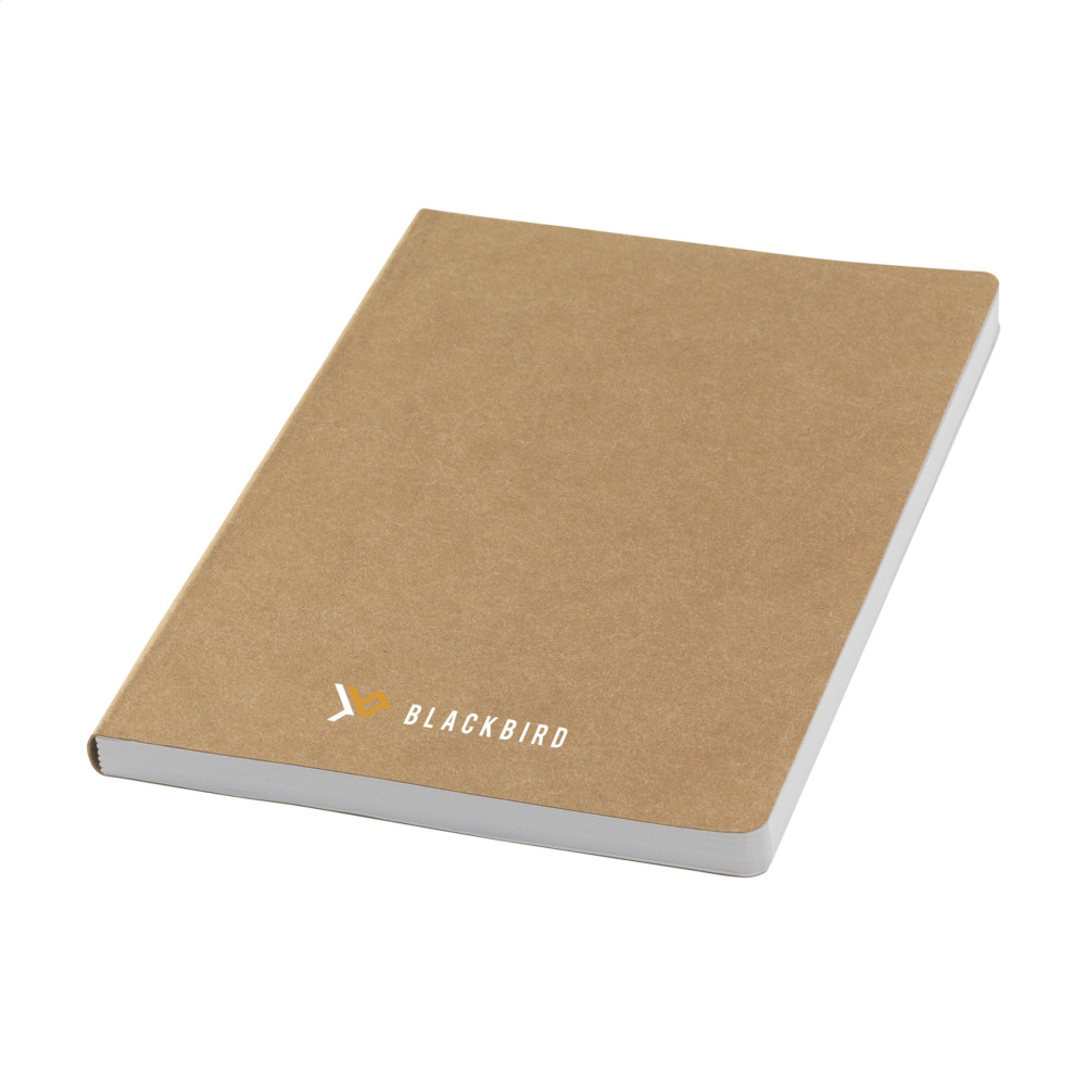 Logotrade advertising product image of: Paper Notebook GRS Washable Kraft Cover A5