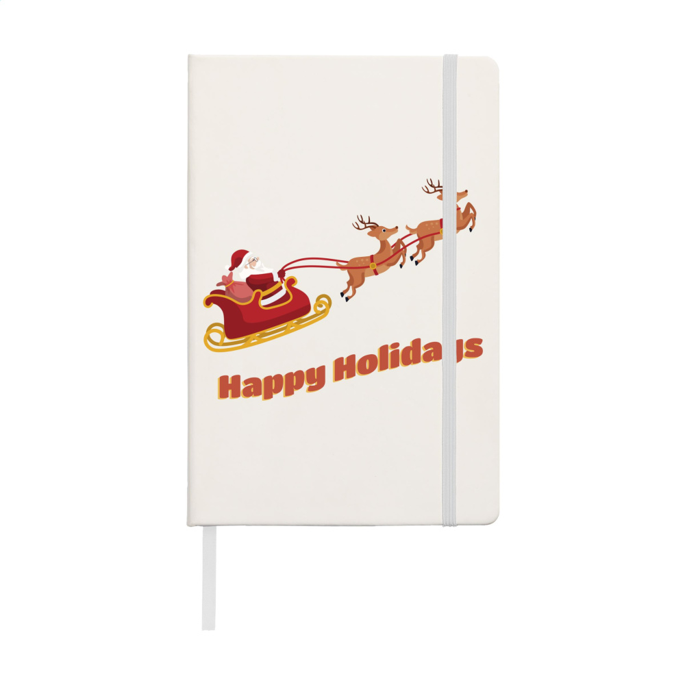 Logo trade advertising products image of: Pocket Notebook A5 X-Mas