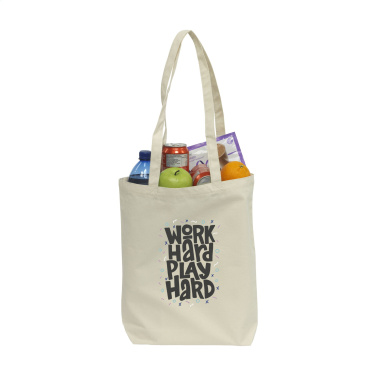 Logo trade promotional item photo of: Canvas ShoppyBag long handles (270 g/m²)