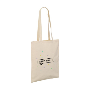 Logo trade promotional gifts picture of: ShoppyBag (180 g/m²) long handles cotton bag