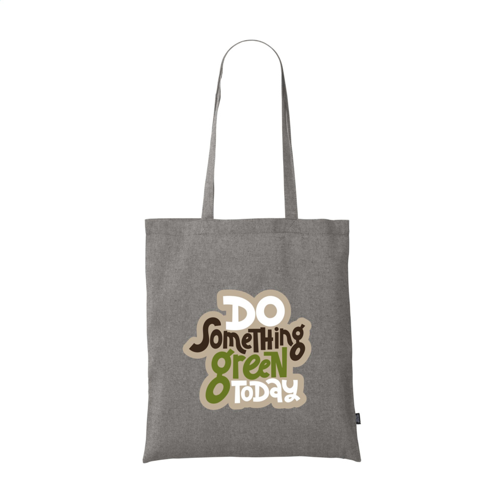 Logotrade promotional gift image of: GRS Recycled Cotton Shopper (180 g/m²) bag