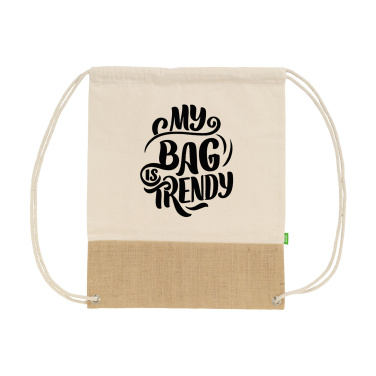 Logo trade promotional giveaways picture of: Combi Organic Backpack (160 g/m²)