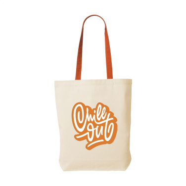 Logo trade corporate gift photo of: Canvas Shoppy Colour (220 g/m²) bag