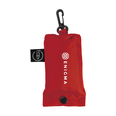 Logo trade promotional gifts image of: Shop Easy RPET folding shopping bag