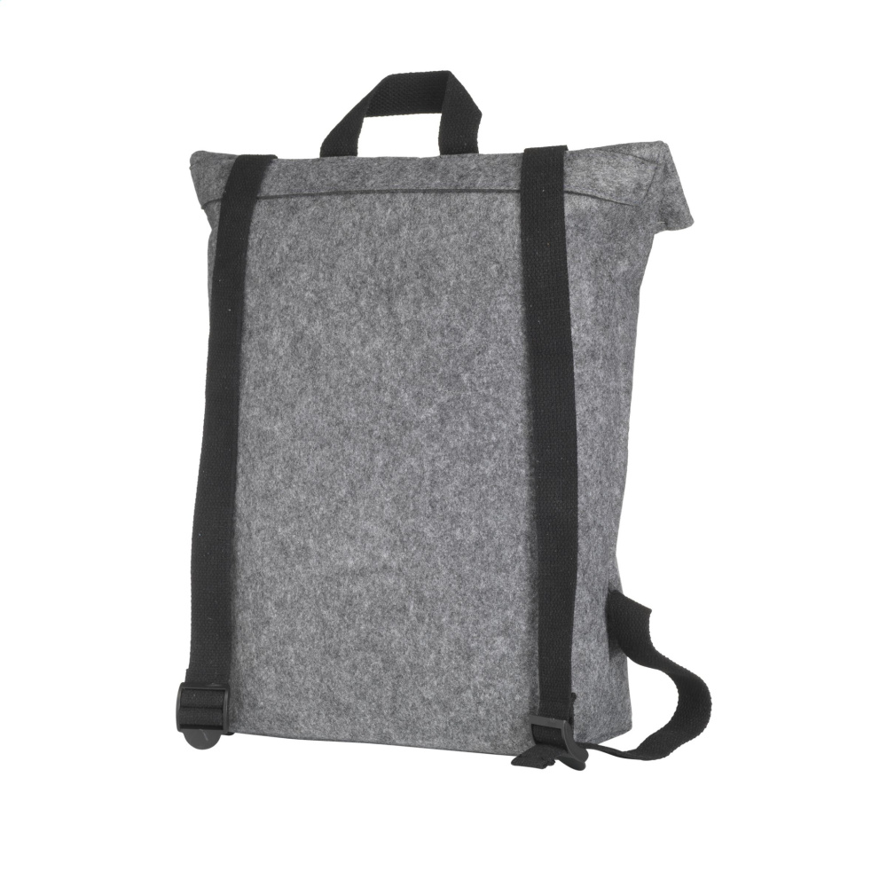 Logo trade corporate gifts image of: Nolan GRS RPET Felt backpack