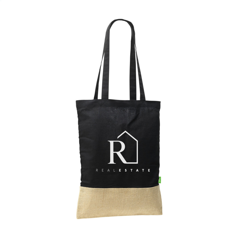 Logo trade advertising products image of: Combi Organic Shopper (160 g/m²) bag