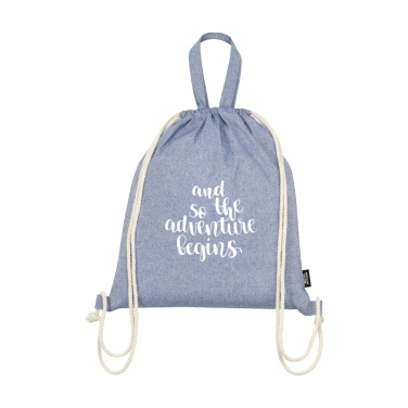 Logotrade promotional giveaways photo of: GRS Recycled Cotton PromoBag Plus (180 g/m²) backpack