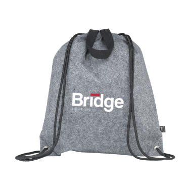 Logotrade promotional merchandise image of: GRS RPET Felt PromoBag Plus backpack