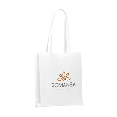 Logo trade promotional merchandise image of: Colour Square Bag GRS Recycled Cotton (150 g/m²)