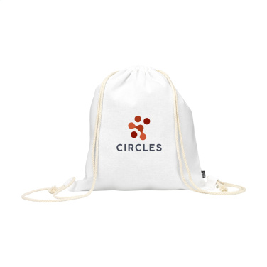 Logotrade promotional gift picture of: PromoColour GRS Recycled Cotton Backpack (150 g/m²)