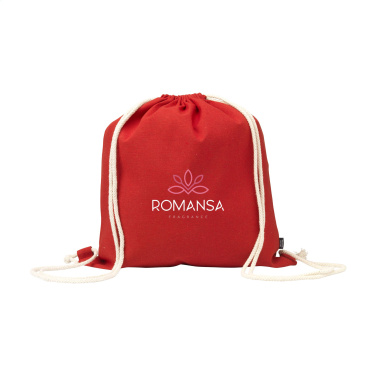Logo trade advertising product photo of: PromoColour GRS Recycled Cotton Backpack (150 g/m²)