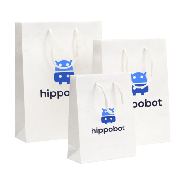 Logo trade promotional product photo of: Leaf It Bag recycled with straw fibres (180 g/m²) S