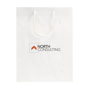 Logotrade advertising product picture of: Leaf It Bag recycled with straw fibres (180 g/m²) L