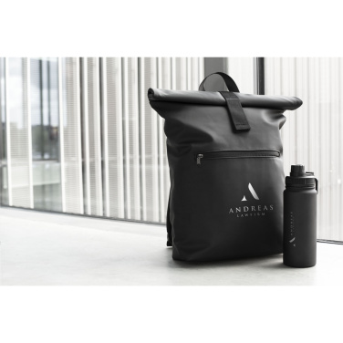 Logo trade business gift photo of: Lennon Roll-Top Recycled Backpack