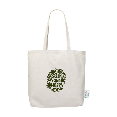 Logo trade advertising product photo of: Wolkat Rabat Recycled Textile Shopper