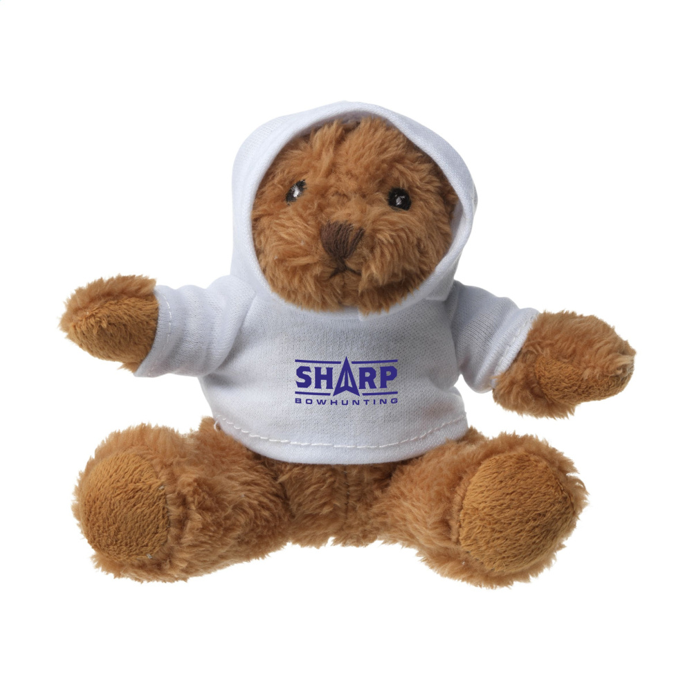 Logotrade advertising product image of: HoodedBear bear cuddle toy