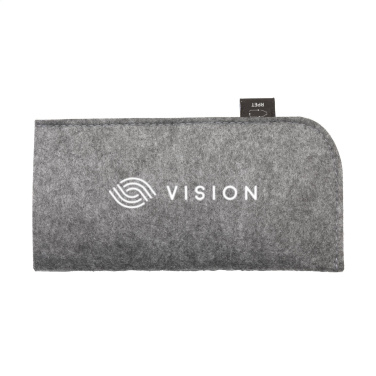 Logo trade advertising product photo of: Feltro GRS RPET Pouch for glasses