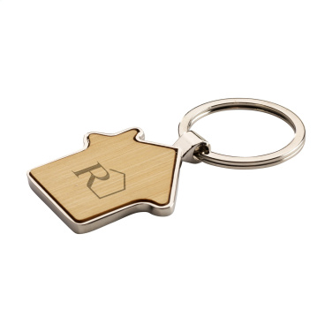 Logotrade advertising product picture of: Casa bamboo keyring