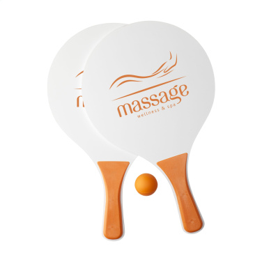 Logo trade business gifts image of: BeachTennis beach game