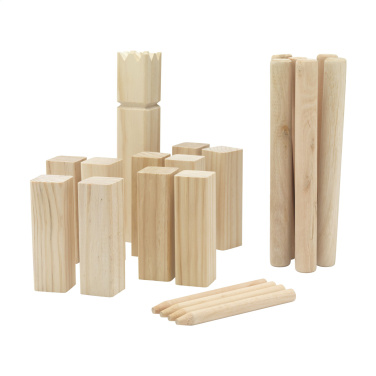 Logo trade corporate gifts image of: Kingdom Kubb Outdoor Game