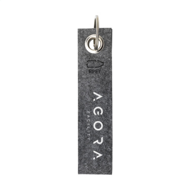 Logo trade promotional giveaways picture of: GRS RPET Felt Keyring