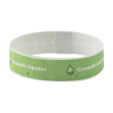 Logo trade advertising products image of: Seed Paper Festival Wristband