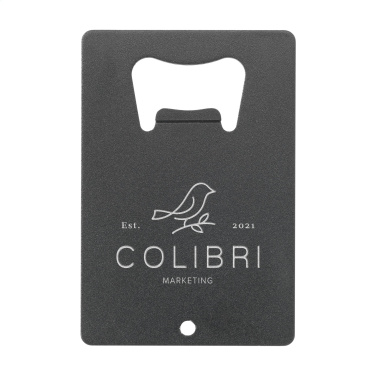 Logo trade promotional giveaways image of: Carta Opener Recycled Alu bottle opener