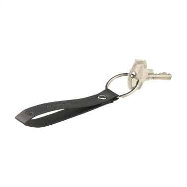 Logo trade promotional merchandise image of: Vegan Pineapple Leather Keyring