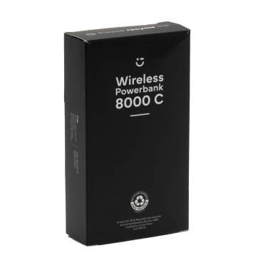 Logo trade promotional gifts picture of: Wireless Powerbank 8000 C wireless charger
