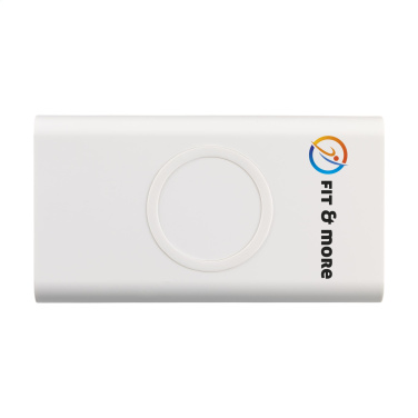 Logo trade promotional items image of: Wireless Powerbank 8000 C wireless charger
